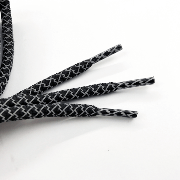 rope shoe laces black