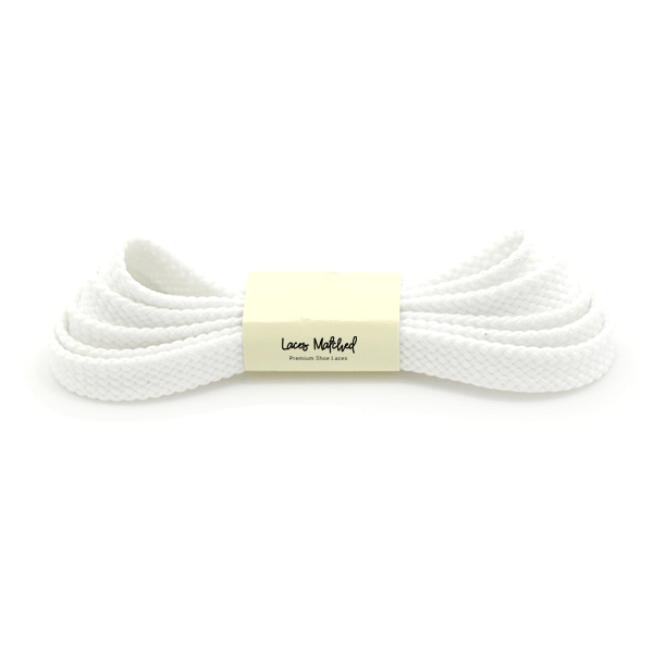 120 cm white shoelaces