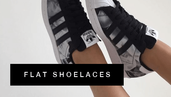flats with shoelaces