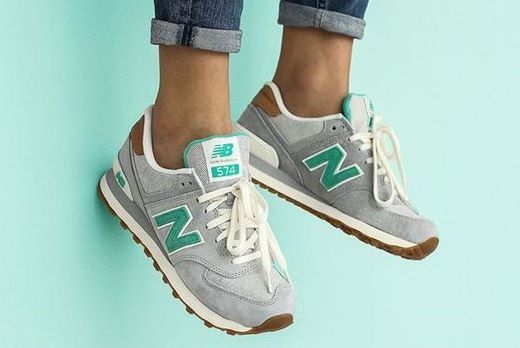 teal new balance 574