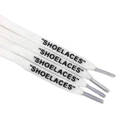 off white nike shoelaces